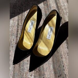 Jimmy Choo Black Patent Leather Heels